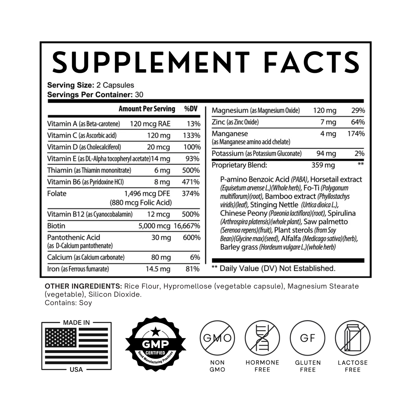 Hair Growth Vitamins